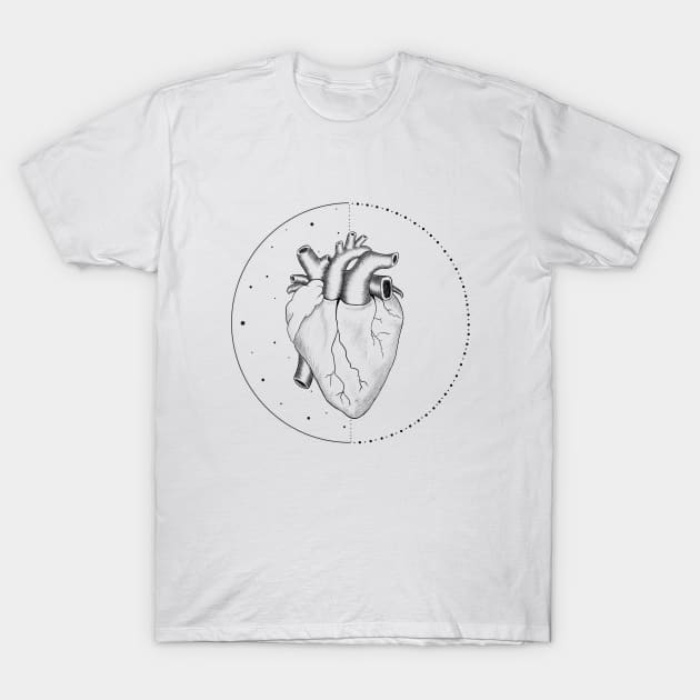Anatomical Heart T-Shirt by Arumata